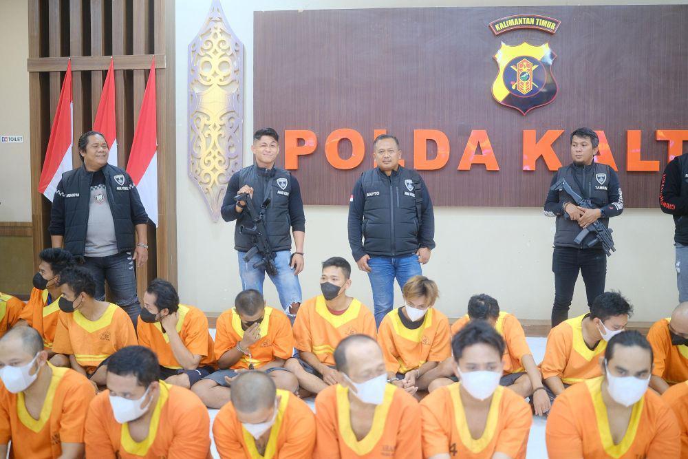 Polisi Tangkap 135 Pelaku Premanisme selama Operasi Pekat Mahakam