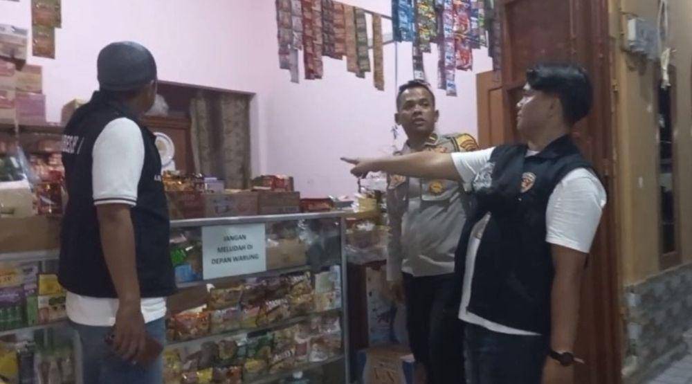 Seorang kernet pikap mengalami luka usai diduga terkena peluru nyasar (Dok: Polrestabes Palembang)