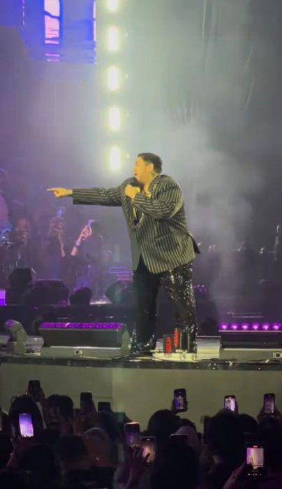 artis nonton konser Rossa (Instagram.com/felicyaangelista_)