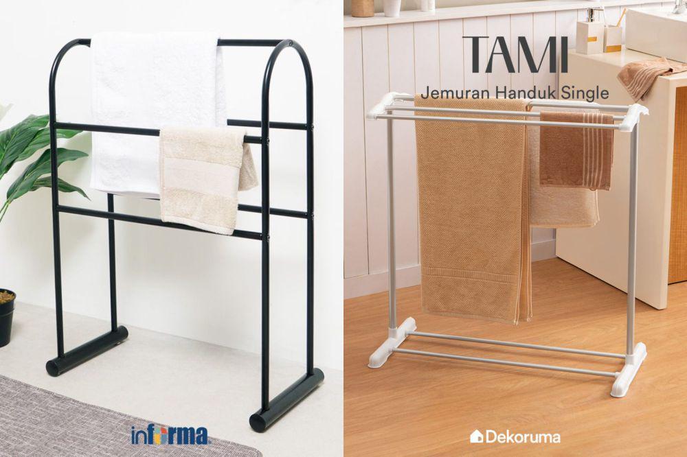 5 Rekomendasi Jemuran Handuk Minimalis, Simpel dan Awet!