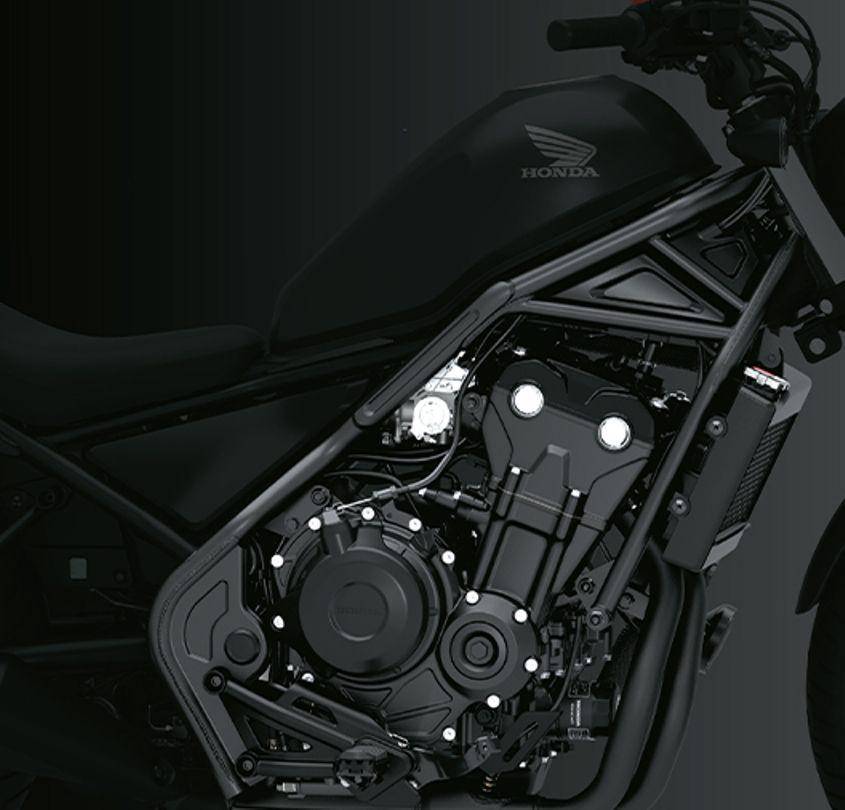 Ilustrasi Mesin Motor Honda Rebel 500 (hondabigwing.in)