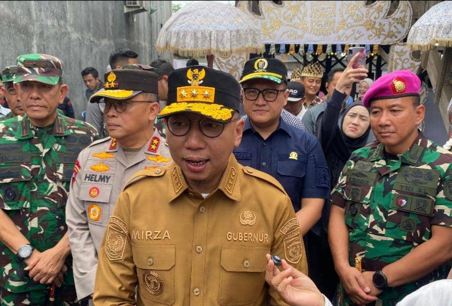 Gubernur Lampung, Rahmat Mirzani Djausal meninjau TPS 004 Dusun Sri Menanti, Gedong Tataan, Pesawaran. (IDN Times/Istimewa).