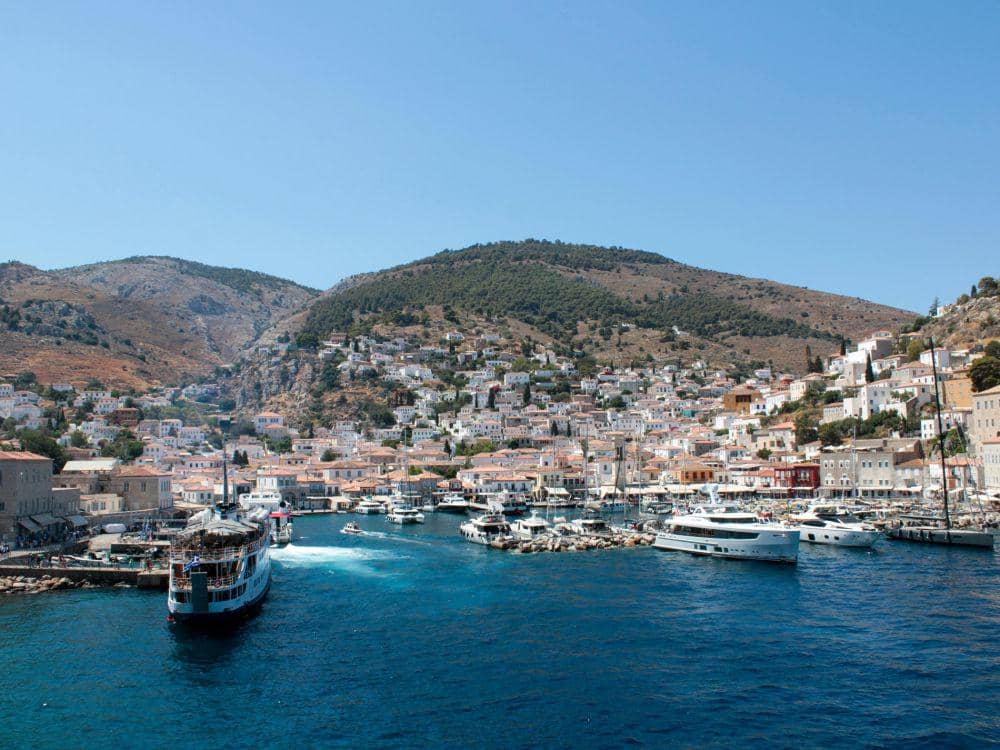 potret Pulau Hydra, Yunani