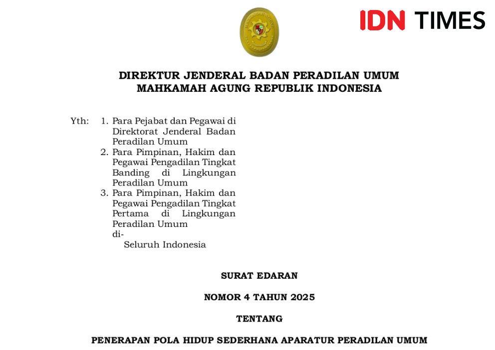 Publik Tanggapi Surat Edaran Kurangi Gaya Hedon Penegak Hukum