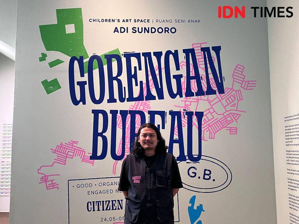 Preview Pointing to the Synchronous Windows dan GORENGAN Bureau pada Kamis (22/5/2025) di Museum MACAN, AKR Tower, Jakarta Barat (IDN Times/Nisa Zarawaki)