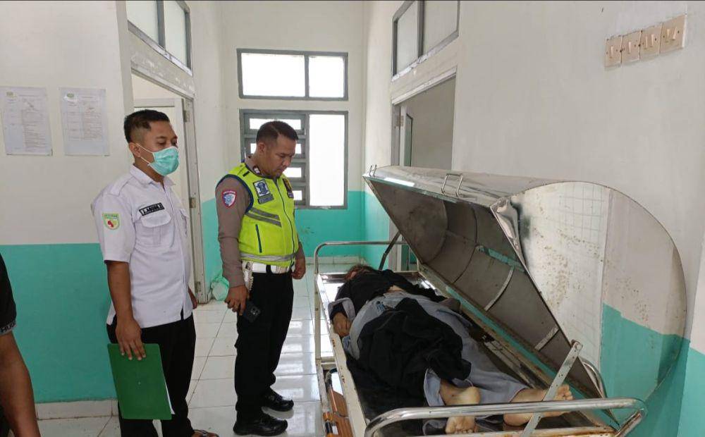 Insiden kecelakaan beruntun di Jalintim Muba. (Dok. Polres Muba)