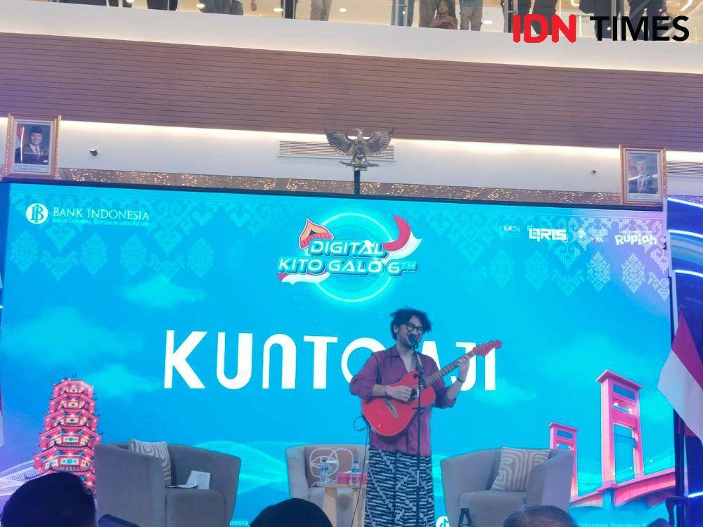 Kunto Aji di Acara Digital Kito Galo (IDN Times/Feny Maulia Agustin)
