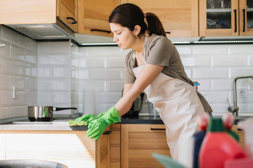 ilustrasi membersihkan dapur (freepik.com/freepik)