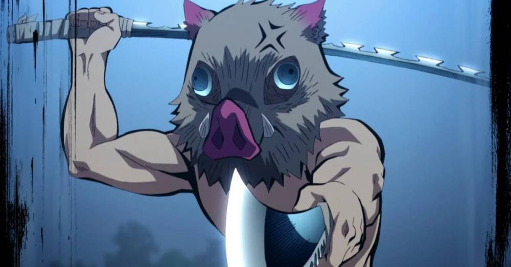 Inosuke Hashibira (dok. Ufotable/Demon Slayer)