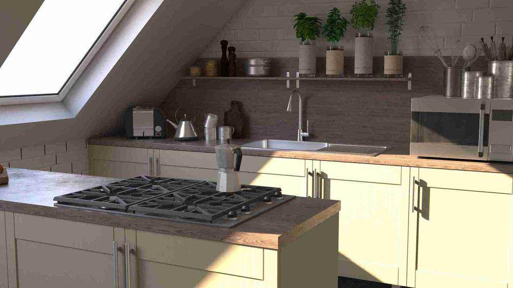 Ilustrasi Penvahayaan Dapur (Freepik.com/Contemporary kitchen)