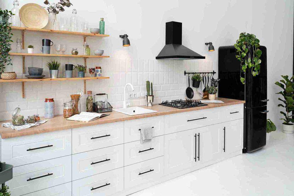 Ilustrasi Dapur Outdoor (Freeik.com/Empty modern room with furniture)