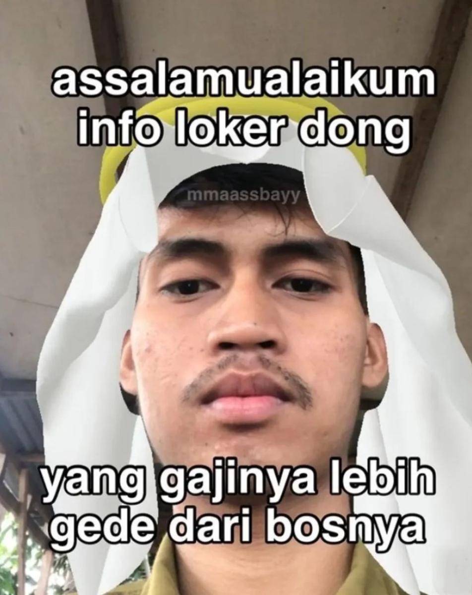 Meme malas kerja tapi pengin gajian (instagram.com/enthusiastl0ved)