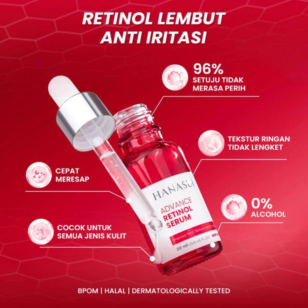 Hanasui Advance Retinol Serum (shopee.co.id/Hanasui Official Shop)