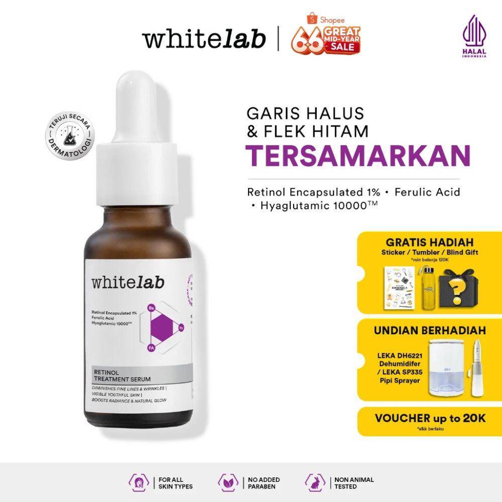 Whitelab Retinol Treatment Serum (shopee.co.id/Whitelab Official Shop)