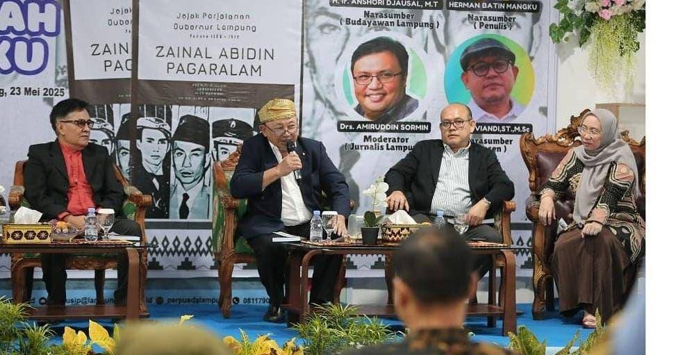 Peresmian Nama Zainal Abidin sebagai nama Gedung Perpustakaan Daerah Provinsi Lampung (Instagram/pemprovlampung_)