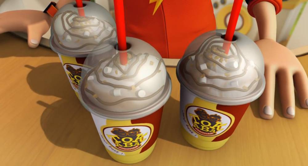 Tok Aba's Special Ice Chocolate (dok. Monsta Studios/BoBoiBoy)