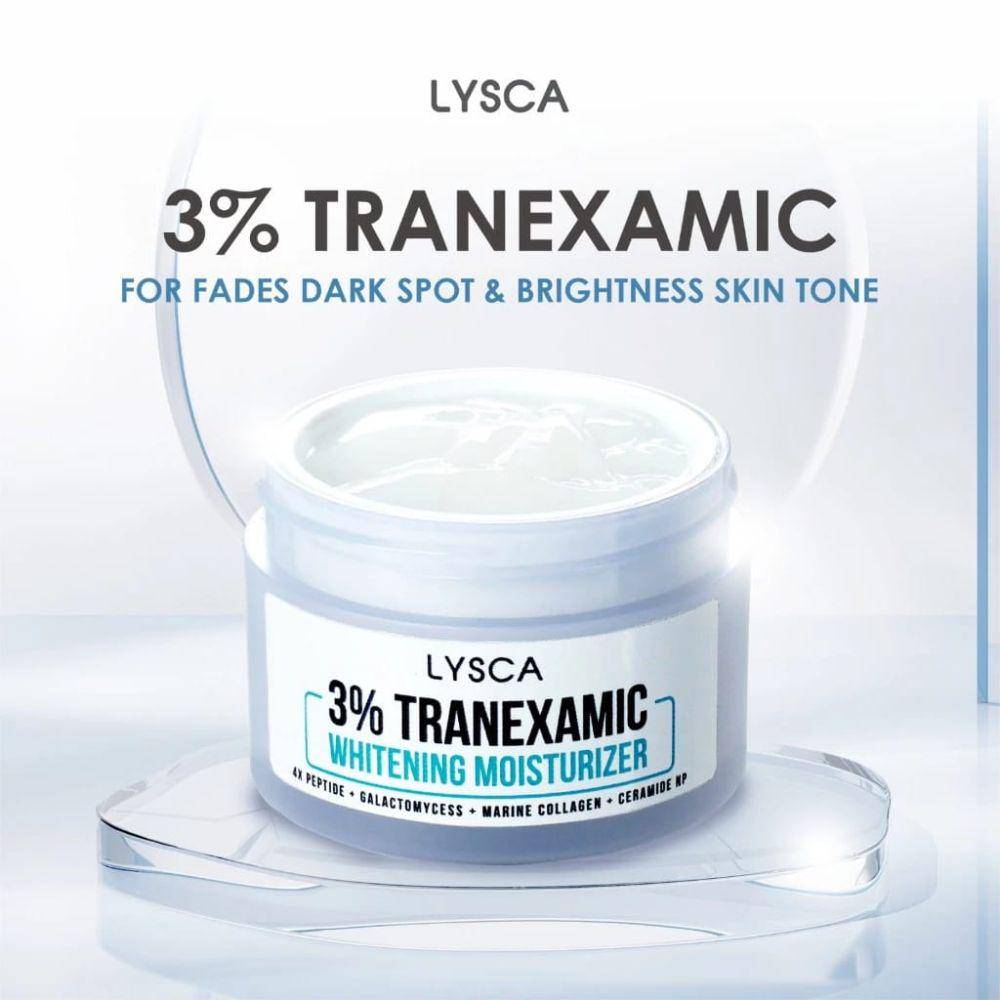 Lysca 3% Tranexamic Whitening Moisturizer (shopee.co.id/LYSCA BEAUTY OFFICIAL)