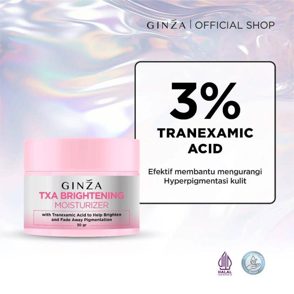 Ginza TXA Brightening Moisturizer (shopee.co.id/Ginza Official Shop)