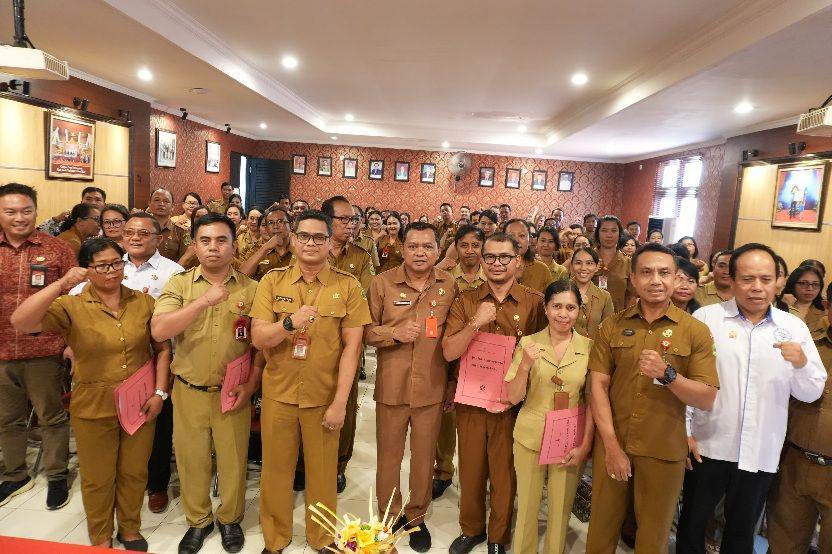 60 Kepala Sekolah di Tabanan Resmi Diangkat