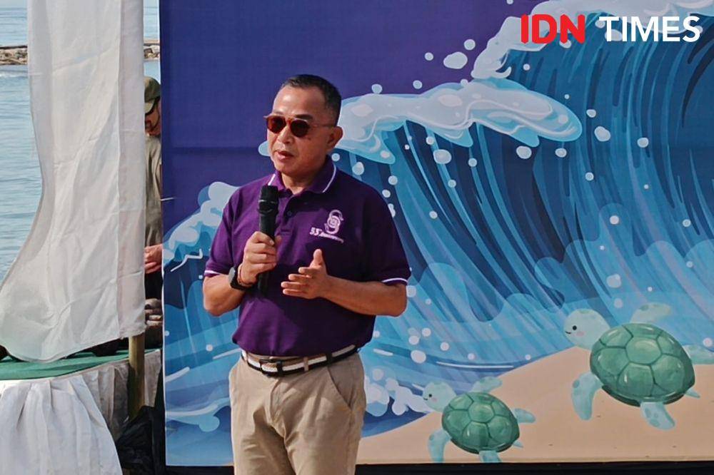 Owner Griya Santrian, Ketua PHRI Denpasar dan Tokoh Pariwisata Sanur, Ida Bagus Gede Agung Sidharta Putra (IDN Times/Ayu Afria)