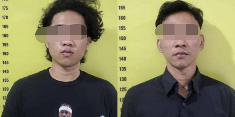 Pelaku pemerasan kasus MiChat di Palembang (Dok. Polisi Palembang)