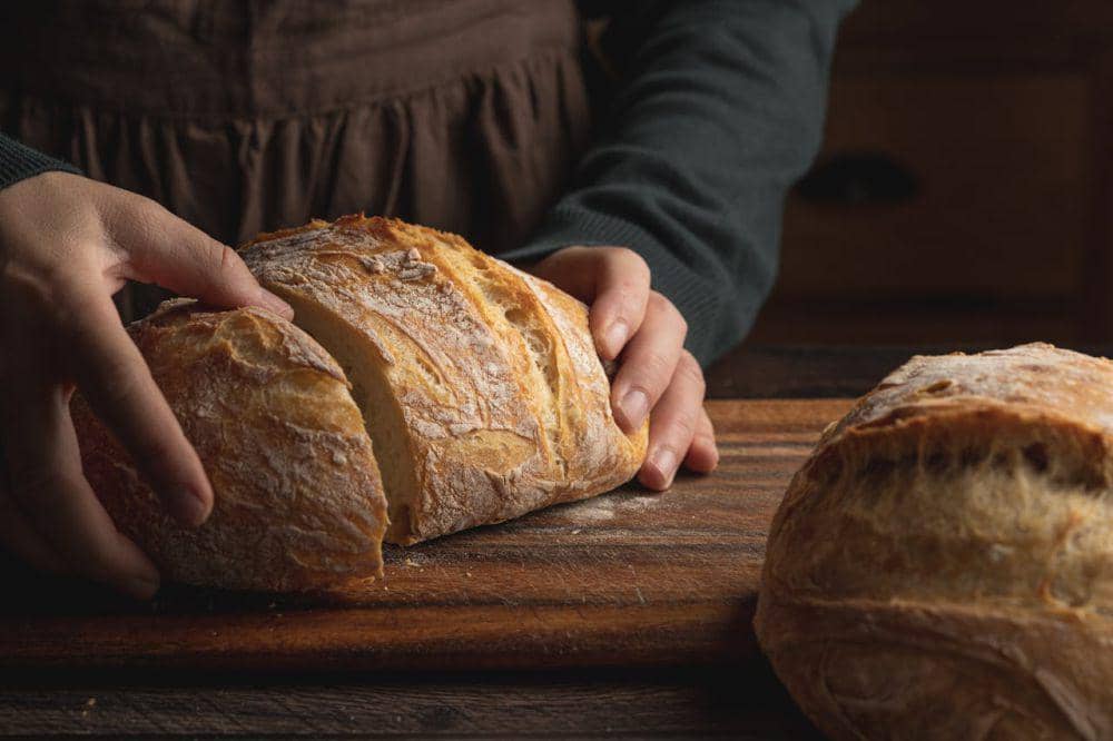 ilustrasi roti sourdough