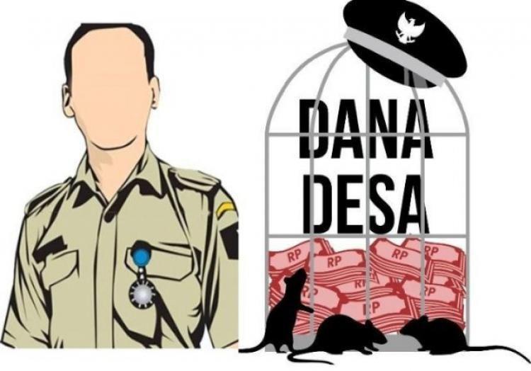 Ilustrasi korupsi pengelolaan dana desa yang sering disorot publik.(IDN Times/Foto:antikorupsi.org)