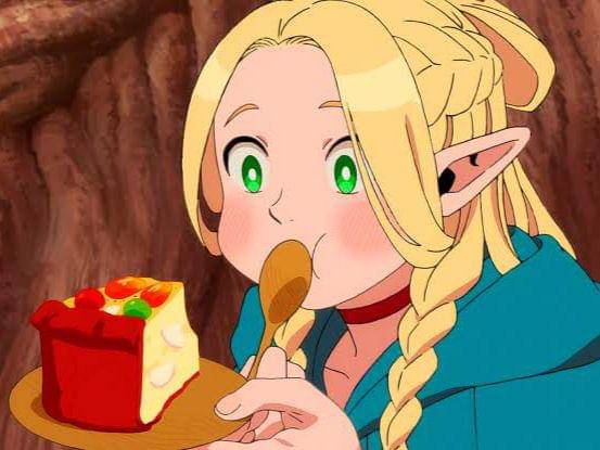 Marcille di anime Dungeon Meshi (dok. Trigger/Dungeon Meshi)