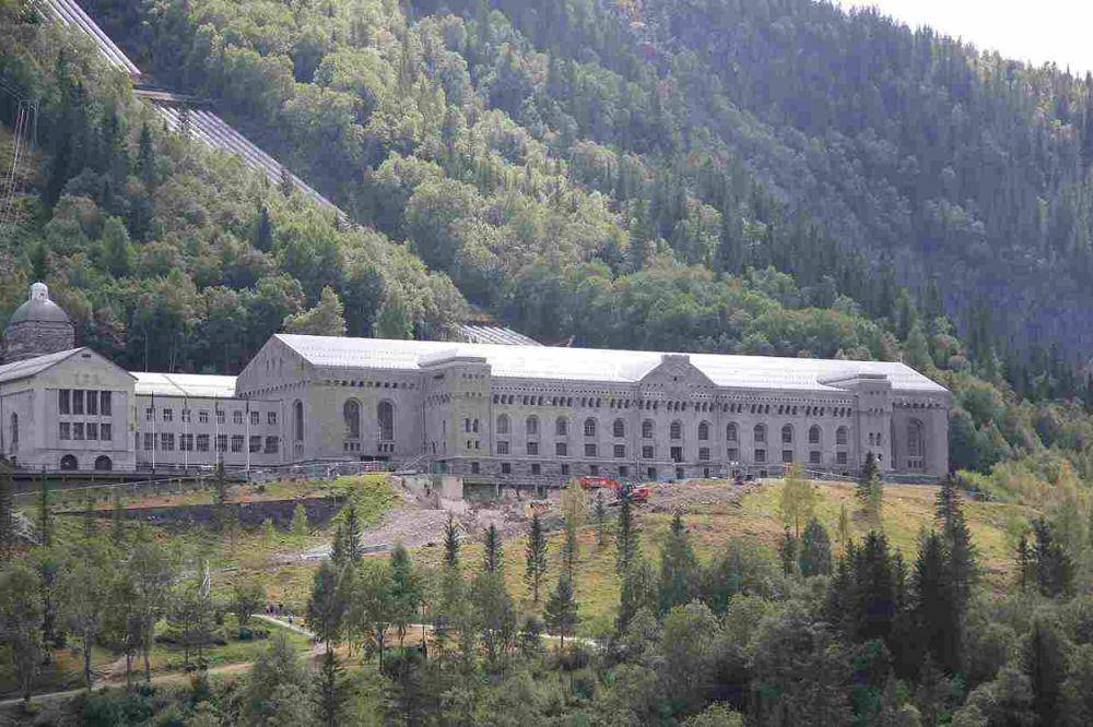 Ilustrasi warisan industri hidroelektrik di Rjukan, Norwegia yang diakui UNESCO (commons.wikimedia.org/Linus Folke Jensen)