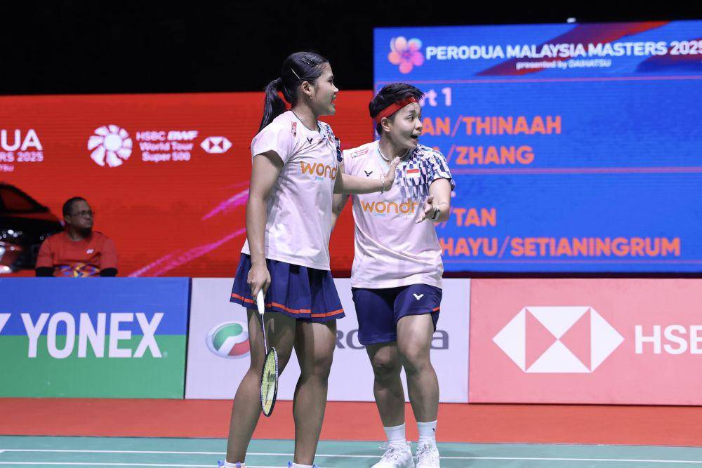 Apriyani Rahayu/Febi Setianingrum di semifinal Malaysia Masters 2025 (dok.PP PBSI)