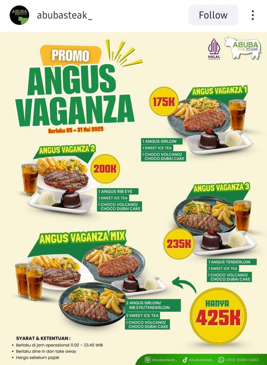 Promo Abuba Steak Mei 2025 (instagram.com/abubasteak_)