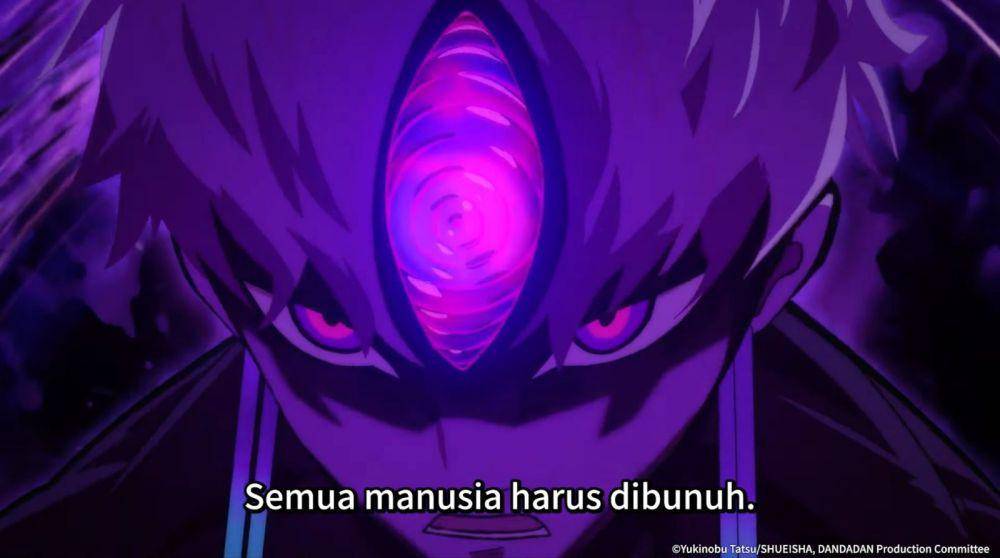 Potongan film anime DAN DA DAN: Evil Eye (Dok. DANDADAN Production Comitte)