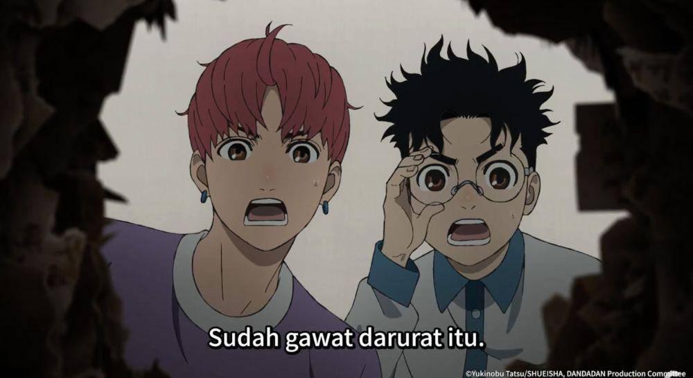 Potongan film anime DAN DA DAN: Evil Eye (Dok. DANDADAN Production Comitte)