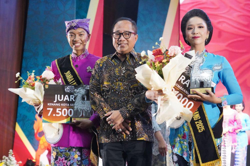 Grand Final Pemilihan Denok Kenang Kota Semarang 2025 yang digelar di Taman Budaya Raden Saleh (TBRS). (dok. Pemkot Semarang)