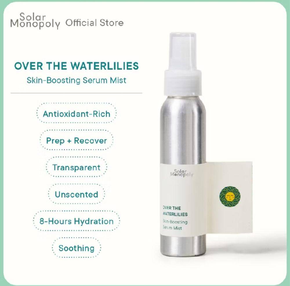 Solar Monopoly Over The Waterlilies Skin Boosting Serum Mist (shopee.com/Solar Monopoly Official Store)