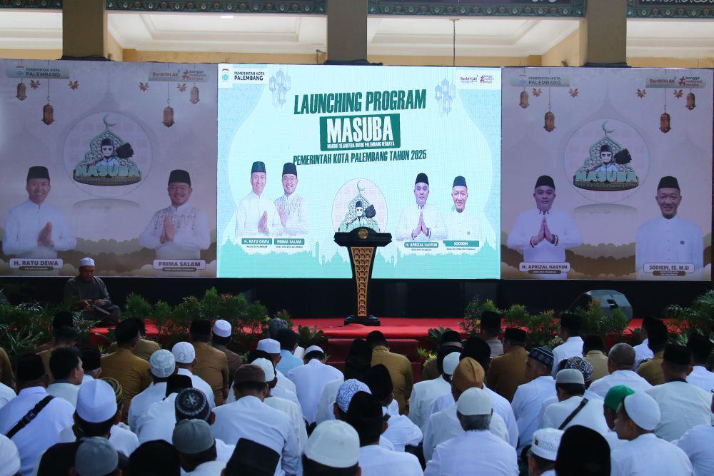 Ratu Dewa Siapkan Insentif Marbot Palembang hingga Rp250 Juta