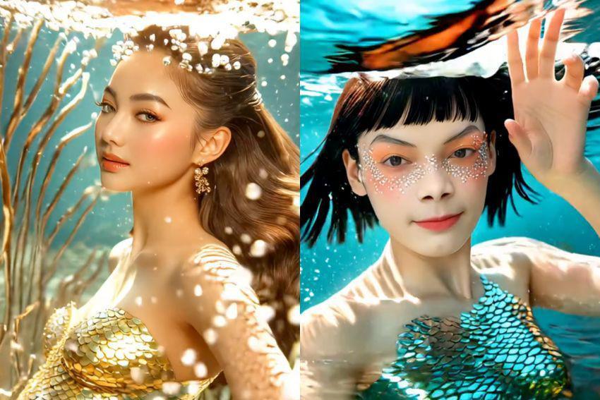 Cara Bikin Tren Mermaid yang Viral di TikTok