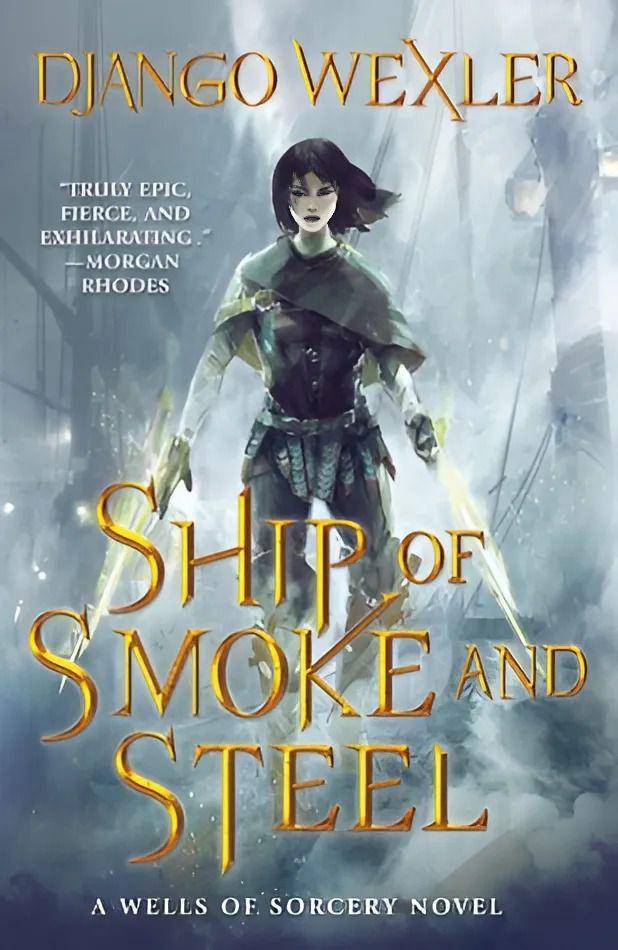 Sampul Ship of Smoke and Steel (goodreads.com)