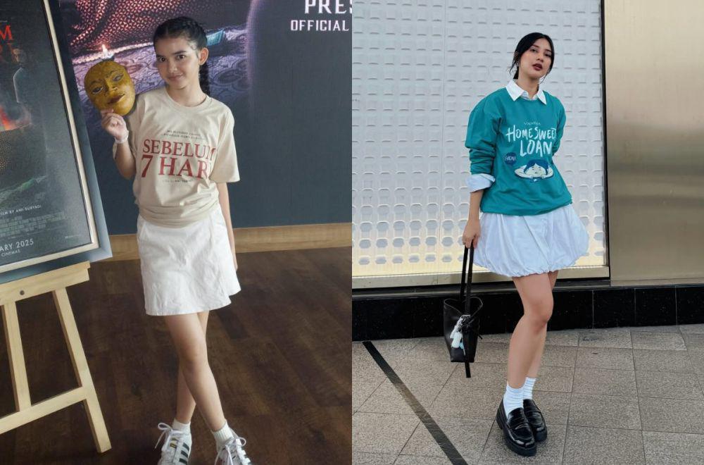 10 OOTD Pemain Film Waktu Maghrib 2, Semuanya Modis!