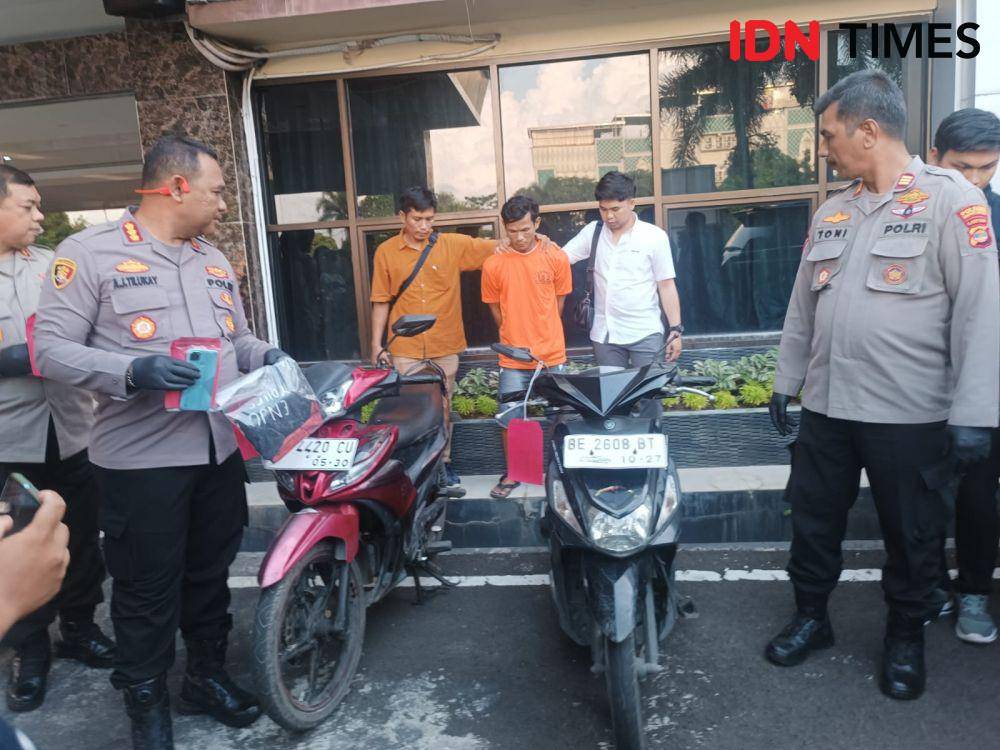 Pengungkapan kasus pelaku Hengki, suami membunuh dan memanipulasi kematian istrinya di Bandar Lampung. (IDN Times/Tama Yudha Wiguna)