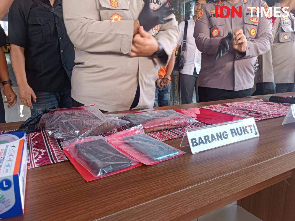 Pengungkapan kasus pelaku Hengki, suami membunuh dan memanipulasi kematian istrinya di Bandar Lampung. (IDN Times/Tama Yudha Wiguna)
