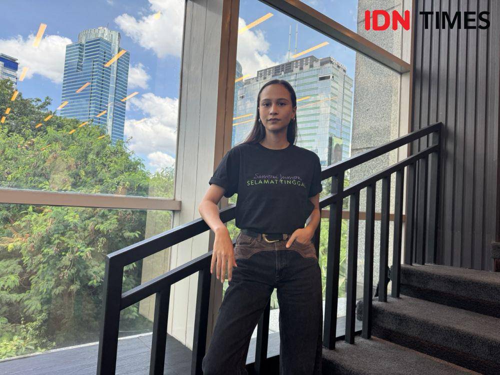 Lutesha pada Selasa (27/5/2025) (IDN Times/Elizabeth Chiquita)