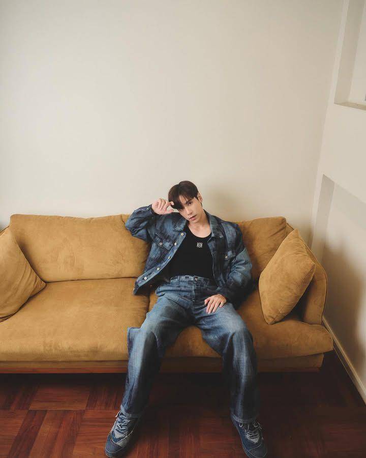 outfit denim on denim ala Jes Jespipat (instagram.com/jesjpp)