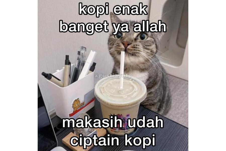 7 Meme Kecanduan Kopi, Gak Ngopi Gak Fokus!