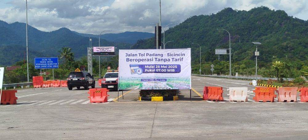 Jalan Tol Padang – Sicincin di Jalan Tol Trans Sumatera (JTTS). (dok. Hutama Karya)