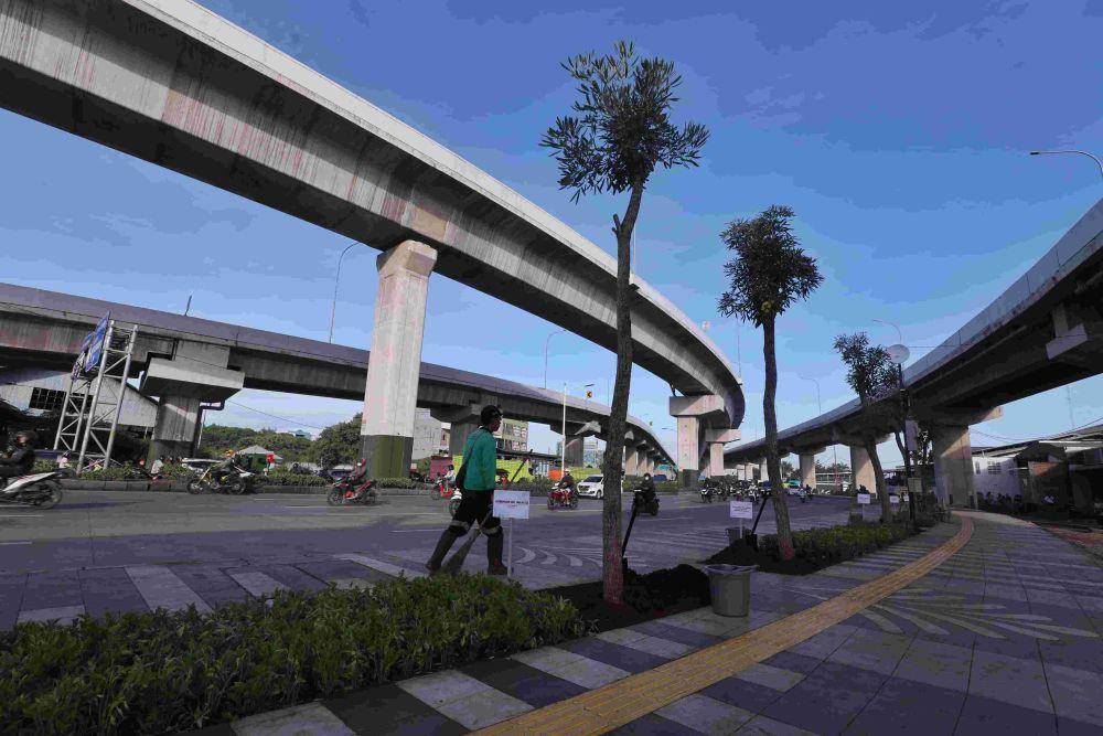Potret kawasan Cakung yang ditanam pohon, Selasa (27/5/2025) (Dok.Pemprov DKI Jakarta)