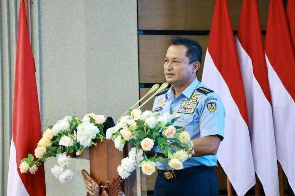 Kepala Staf TNI Angkatan Udara (KSAU), Marsekal M. Tonny Harjono di Markas TNI AU, Cilangkap, Jakarta Timur. (www.instagram.com/@militer.udara)