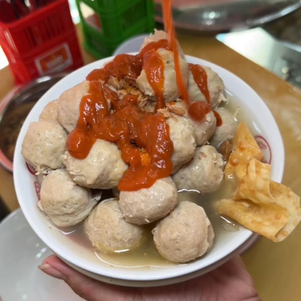 Bakso Mukbang Kemiling, Makan Sepuasnya Cuma Bayar Rp20 Ribu