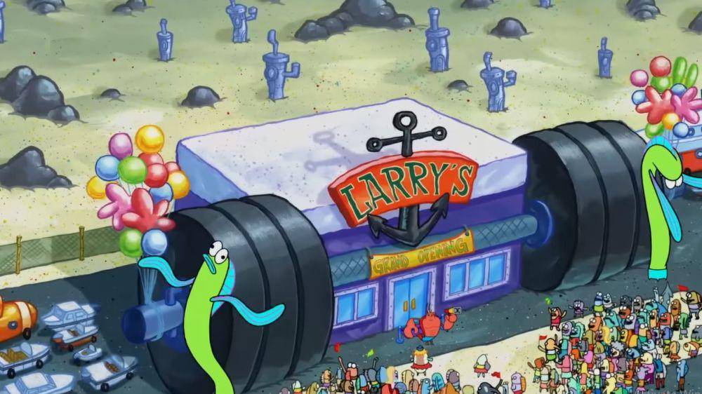 potret keadaan di kota Bikini Bottom (dok. Nickelodeon Bahasa/SpongeBob SquarePants)