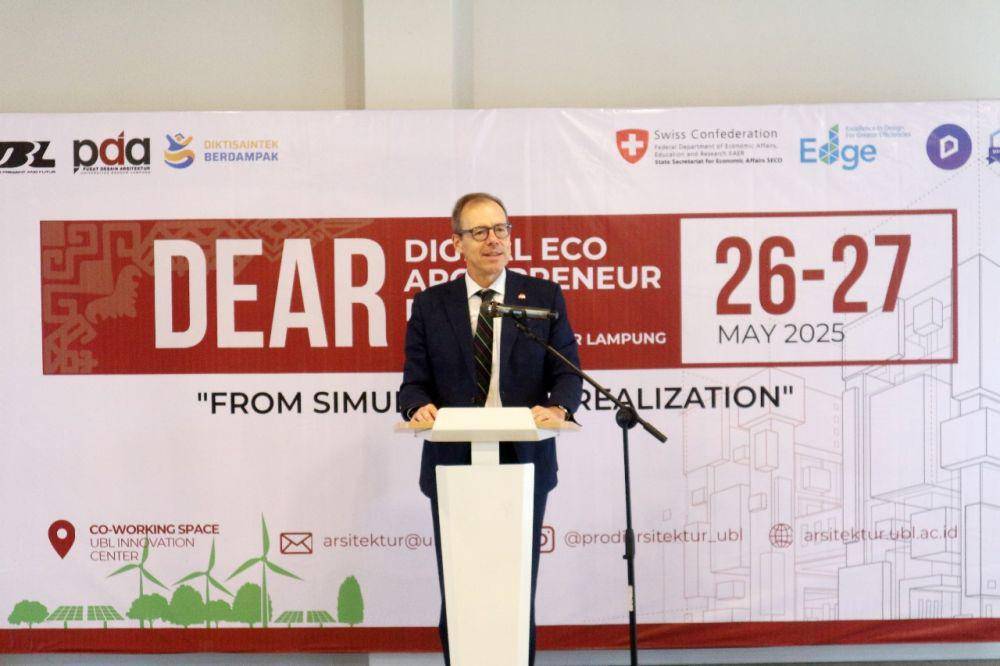 Kunjungan Duta Besar Swiss ke Universitas Bandar Lampung (UBL) (IDN Times/Istimewa)